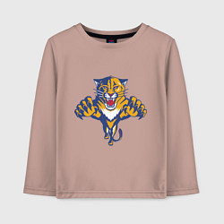 Лонгслив хлопковый детский Florida Panthers, цвет: пыльно-розовый