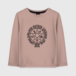 Детский лонгслив Hellsing Pentagram