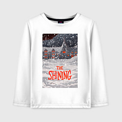 Лонгслив хлопковый детский The Shining, цвет: белый