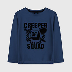 Детский лонгслив Creeper Squad