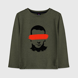 Лонгслив хлопковый детский Chester Creative, цвет: меланж-хаки