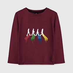 Детский лонгслив Beatles Color