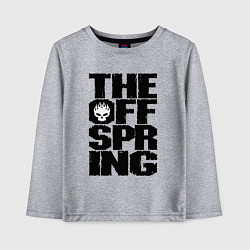 Лонгслив хлопковый детский The Offspring, цвет: меланж