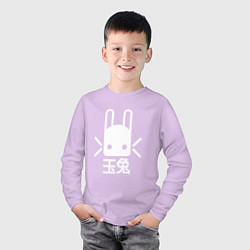 Лонгслив хлопковый детский Destiny Rabbit, цвет: лаванда — фото 2