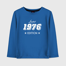Лонгслив хлопковый детский Limited Edition 1976 цвета синий — фото 1