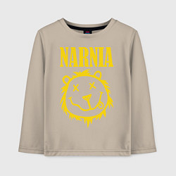 Лонгслив хлопковый детский Narnia, цвет: миндальный