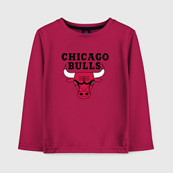 Лонгслив хлопковый детский Chicago Bulls, цвет: маджента