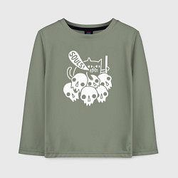 Детский лонгслив Cat Got Your Soul