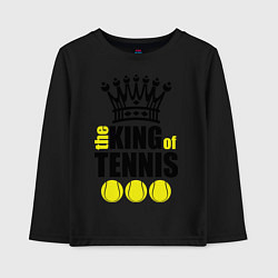 Детский лонгслив King of tennis