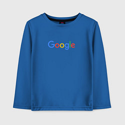 Детский лонгслив Google