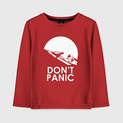 Детский лонгслив Elon: Don't Panic