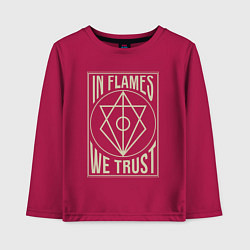 Детский лонгслив In Flames: We Trust