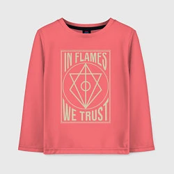 Детский лонгслив In Flames: We Trust