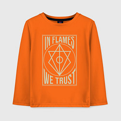 Детский лонгслив In Flames: We Trust