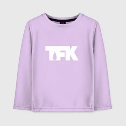 Детский лонгслив TFK: White Logo