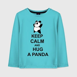 Детский лонгслив Keep Calm & Hug A Panda