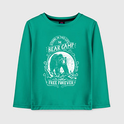 Детский лонгслив Bear Camp Free Forever