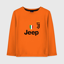 Лонгслив хлопковый детский Ronaldo: Juve Sport, цвет: оранжевый