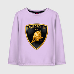 Детский лонгслив Lamborghini logo