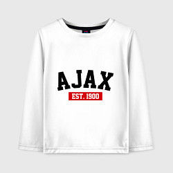 Детский лонгслив FC Ajax Est. 1900