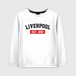 Детский лонгслив FC Liverpool Est. 1892