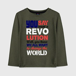 Детский лонгслив The Beatles Revolution