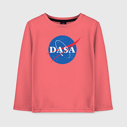 Лонгслив хлопковый детский NASA: Dasa, цвет: коралловый