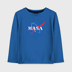 Лонгслив хлопковый детский NASA: Masa, цвет: синий