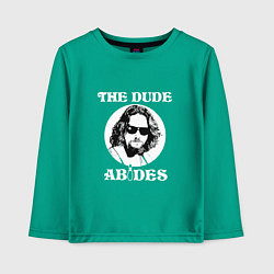 Детский лонгслив The Dude Abides