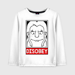 Детский лонгслив Disenchantment Disobey