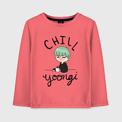 Детский лонгслив Chill Yoongi