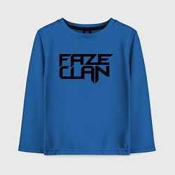 Лонгслив хлопковый детский FaZe Clan, цвет: синий