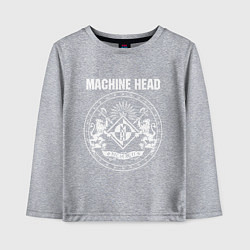Лонгслив хлопковый детский Machine Head MCMXCII, цвет: меланж