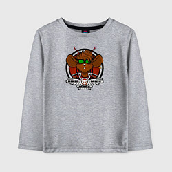 Лонгслив хлопковый детский Biker Mice from Mars Throttle, цвет: меланж