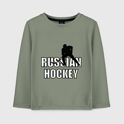 Детский лонгслив Russian hockey