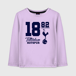 Лонгслив хлопковый детский FC Tottenham 1882, цвет: лаванда