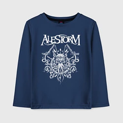 Лонгслив хлопковый детский Alestorm: Pirate Bay, цвет: тёмно-синий