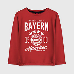Лонгслив хлопковый детский Bayern Munchen 1900, цвет: красный