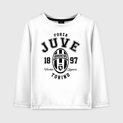 Лонгслив хлопковый детский Forza Juve 1897: Torino, цвет: белый