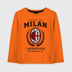 Детский лонгслив Milan: I Rossoneri