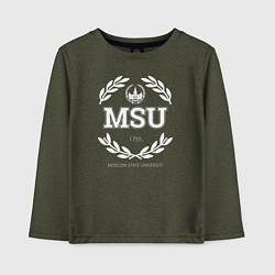 Детский лонгслив MSU