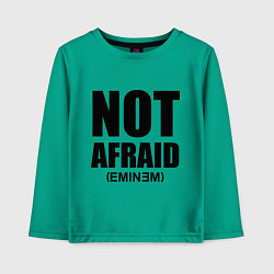 Детский лонгслив Not Afraid