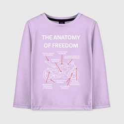 Детский лонгслив The Anatomy of Freedom