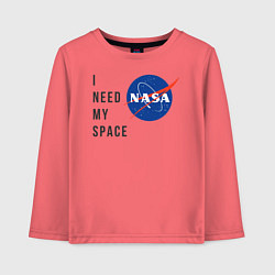 Детский лонгслив Nasa i need my space