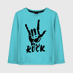 Детский лонгслив Real Rock