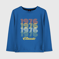 Лонгслив хлопковый детский 1976 Classic, цвет: синий