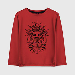 Лонгслив хлопковый детский Hollow Knight, цвет: красный