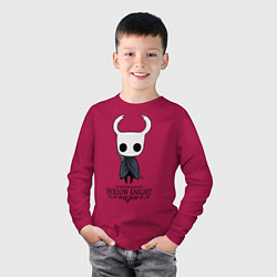 Лонгслив хлопковый детский Hollow Knight, цвет: маджента — фото 2