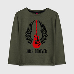 Детский лонгслив Rock forever