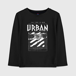 Детский лонгслив Black urban style